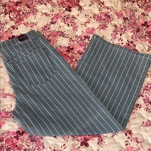 Gloria Vanderbilt Striped Blue Women's Jeans